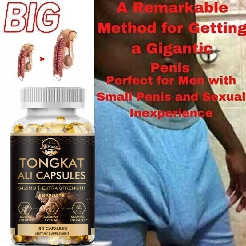 #1 BEST-MALE ENLARGER THICKER LONGER BIGGER 14" GROWTH ENLARGEMENT CAPSULES