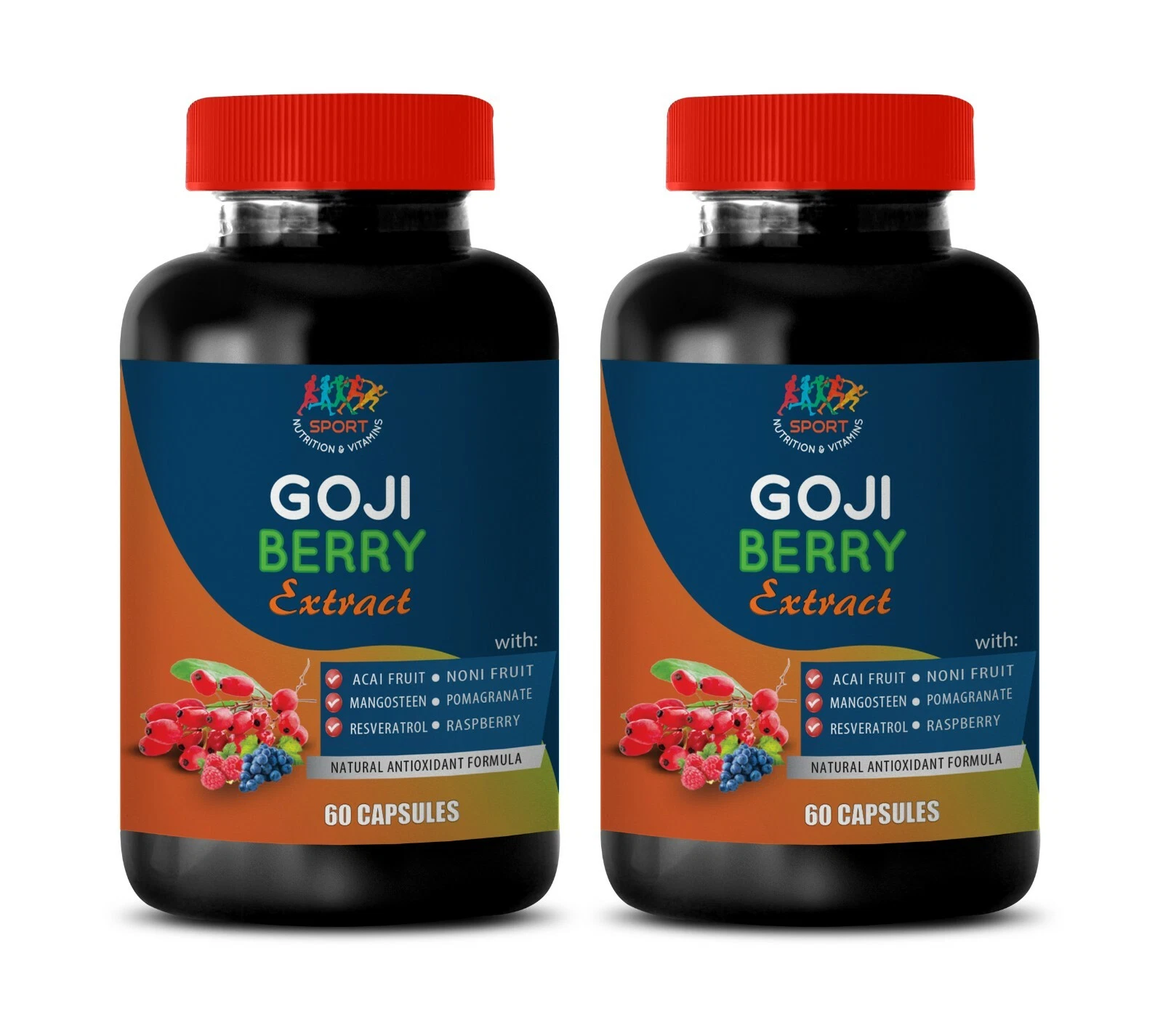 weight loss supplement - GOJI BERRY EXTRACT 300mg - 2 Bottle 120 Capsules