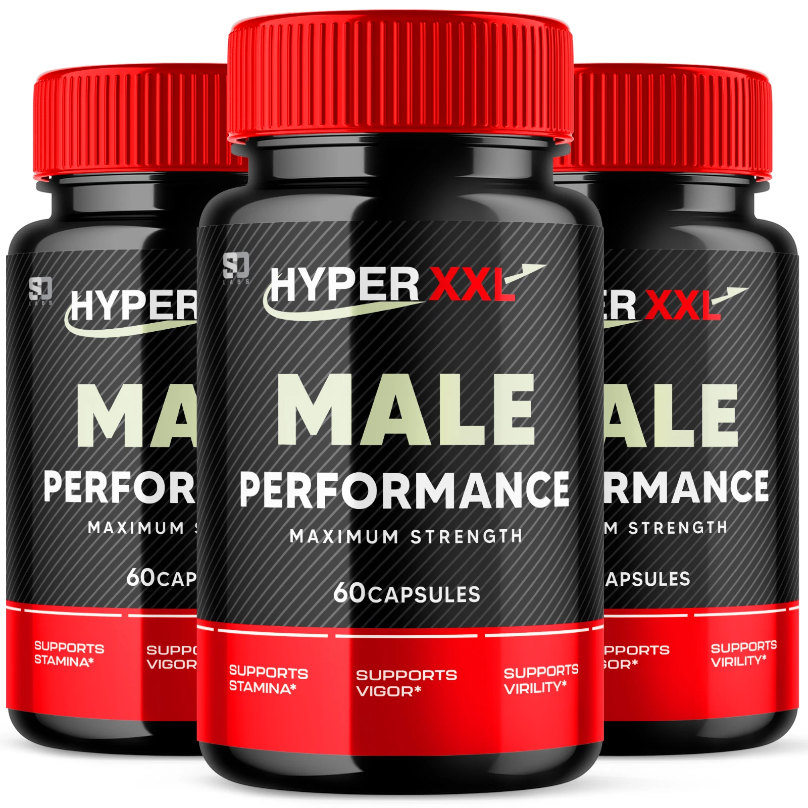 Hyper XXL Male Performance Maximum Strength (3 Pack)