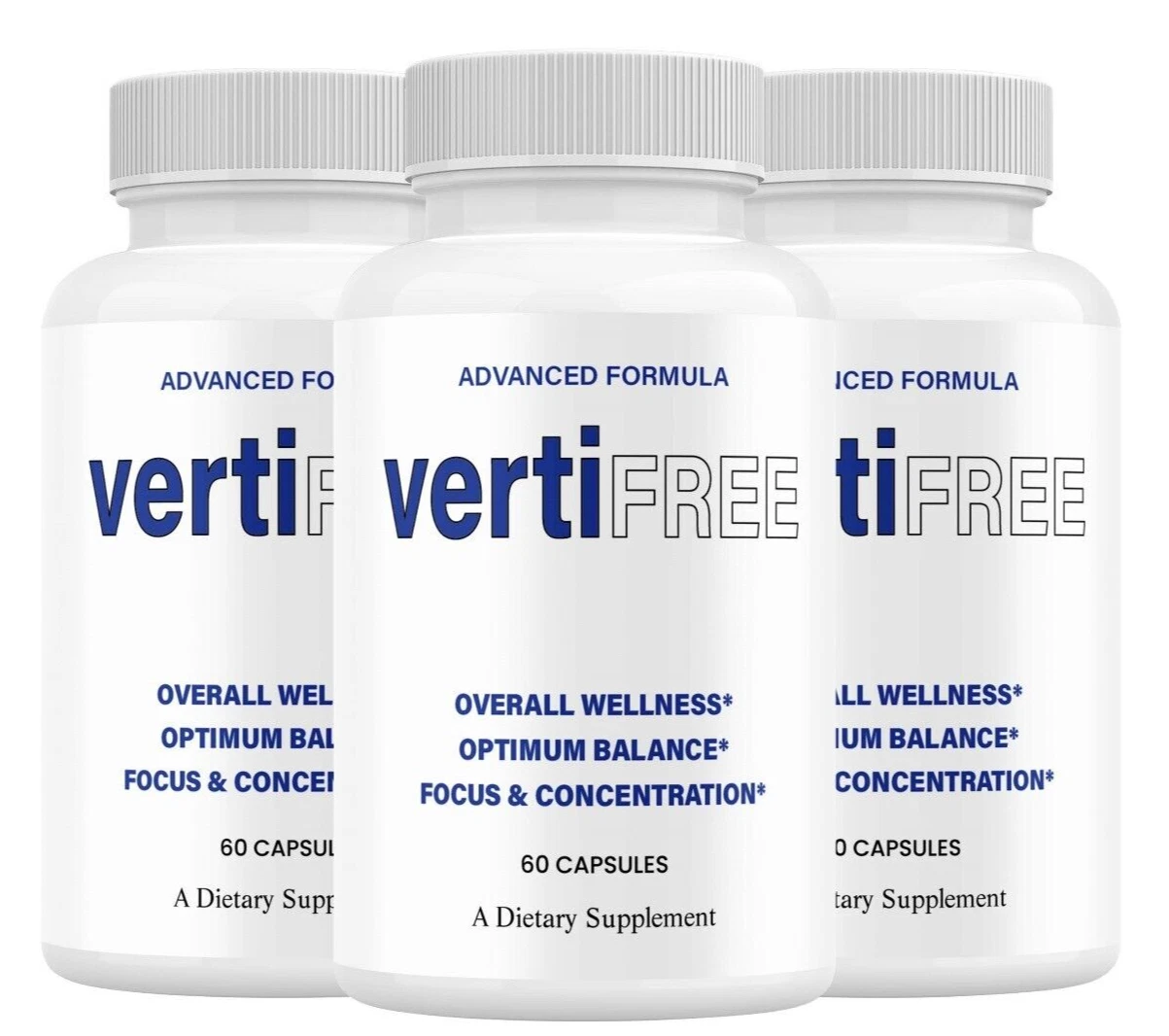 (3 Pack) Vertifree Advanced Nootropic Capsules, Vertifree Max Cpsules