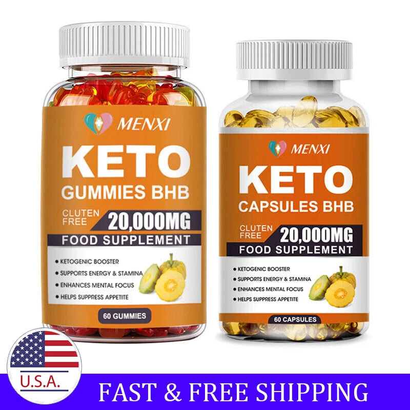 Keto BHB Gummies Ketone Advanced ACV Weight Loss Fat Burner Dietary Supplement