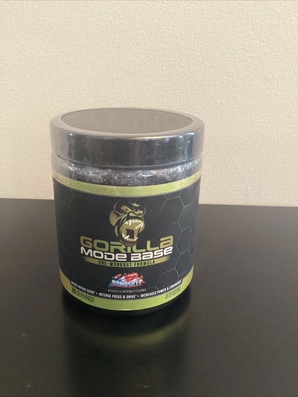 Gorilla Mode Base Pre Workout - Bombsicle 25 Servings Exp 08/2026