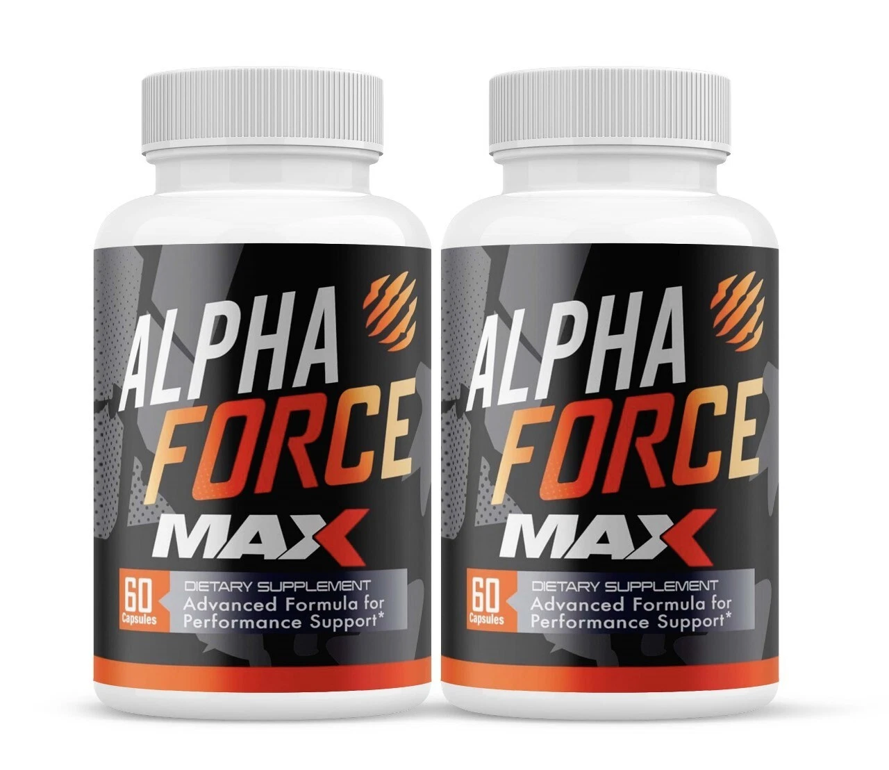 (2 Pack) Alpha Force Dietary Supplement For Men ED, AlphaForce (120 Capsules)