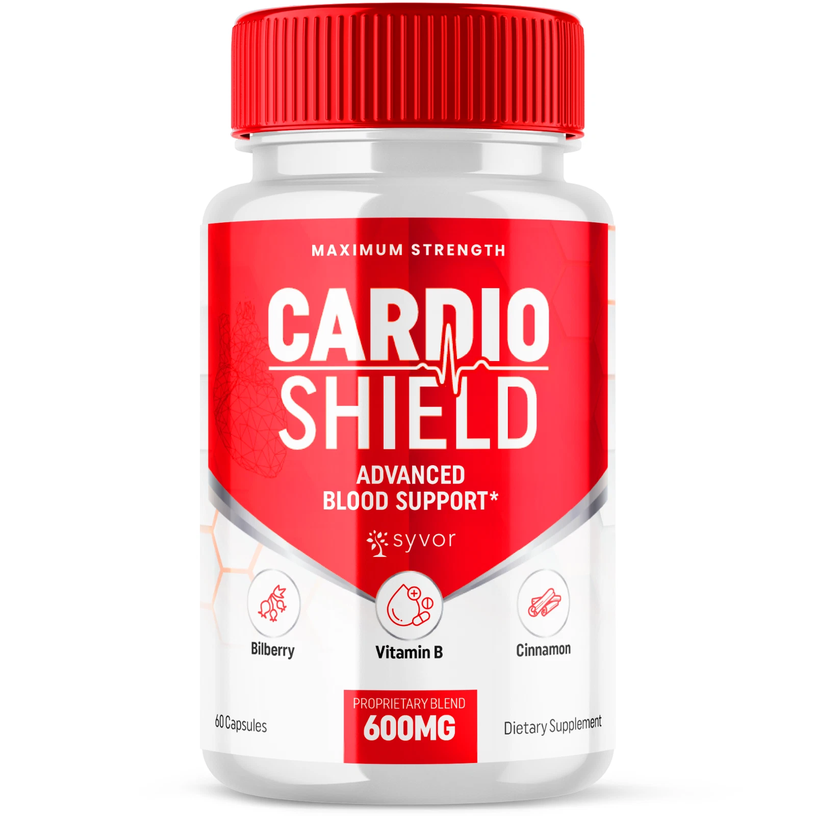 Cardio Shield Support Pill Advanced Glycogen Max Support Supplement 60 Capsules