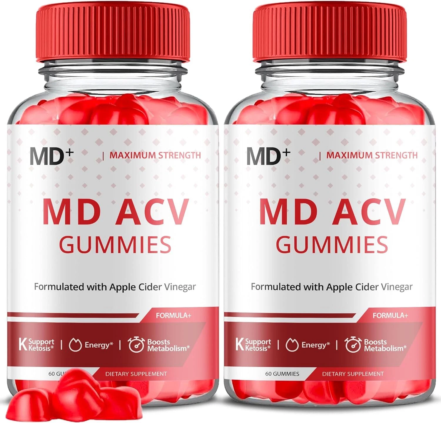 MD+ Keto Gummies - MD+ Keto ACV Gummys For Weight Loss ORIGINAL - 2 Pack