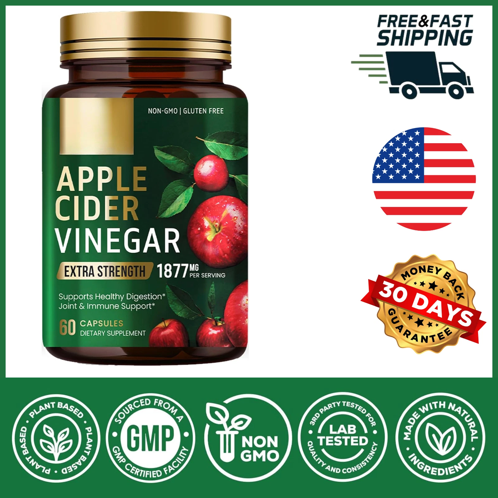 Pastillas Para Bajar De Peso Rapido Quita Apetito Adelgazar Quemar Grasa USA