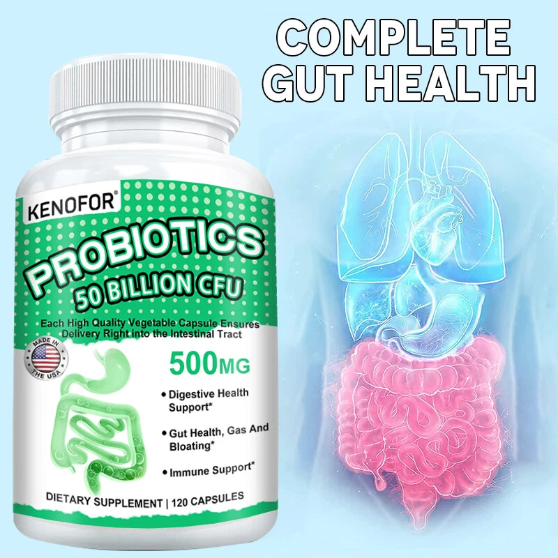 Probiotics 50 Billion Colony Units To Support Intestinal Health and Immunity