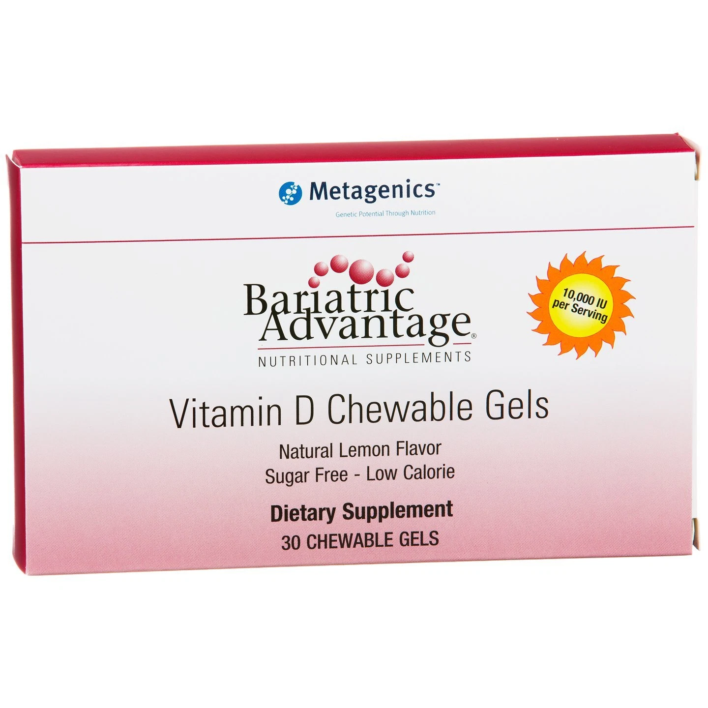 Bariatric Advantage Vitamin D Gels 10000 IU - Vitamin D3 Chewable Gels - Bone...