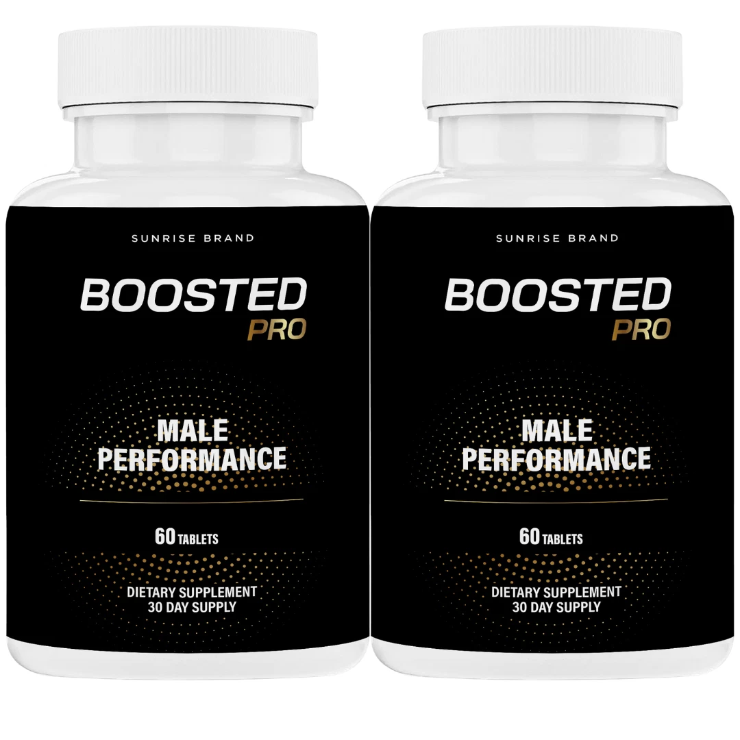 Boosted Pro Pills for Men, Supports T-Levels and Boosts Energy - 2 Pack