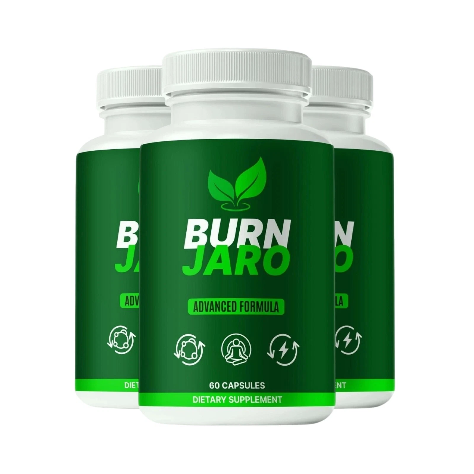 3-Pack Burn Jaro Keto Capsules - BurnJaro Supports Weight Loss - 180 Capsules