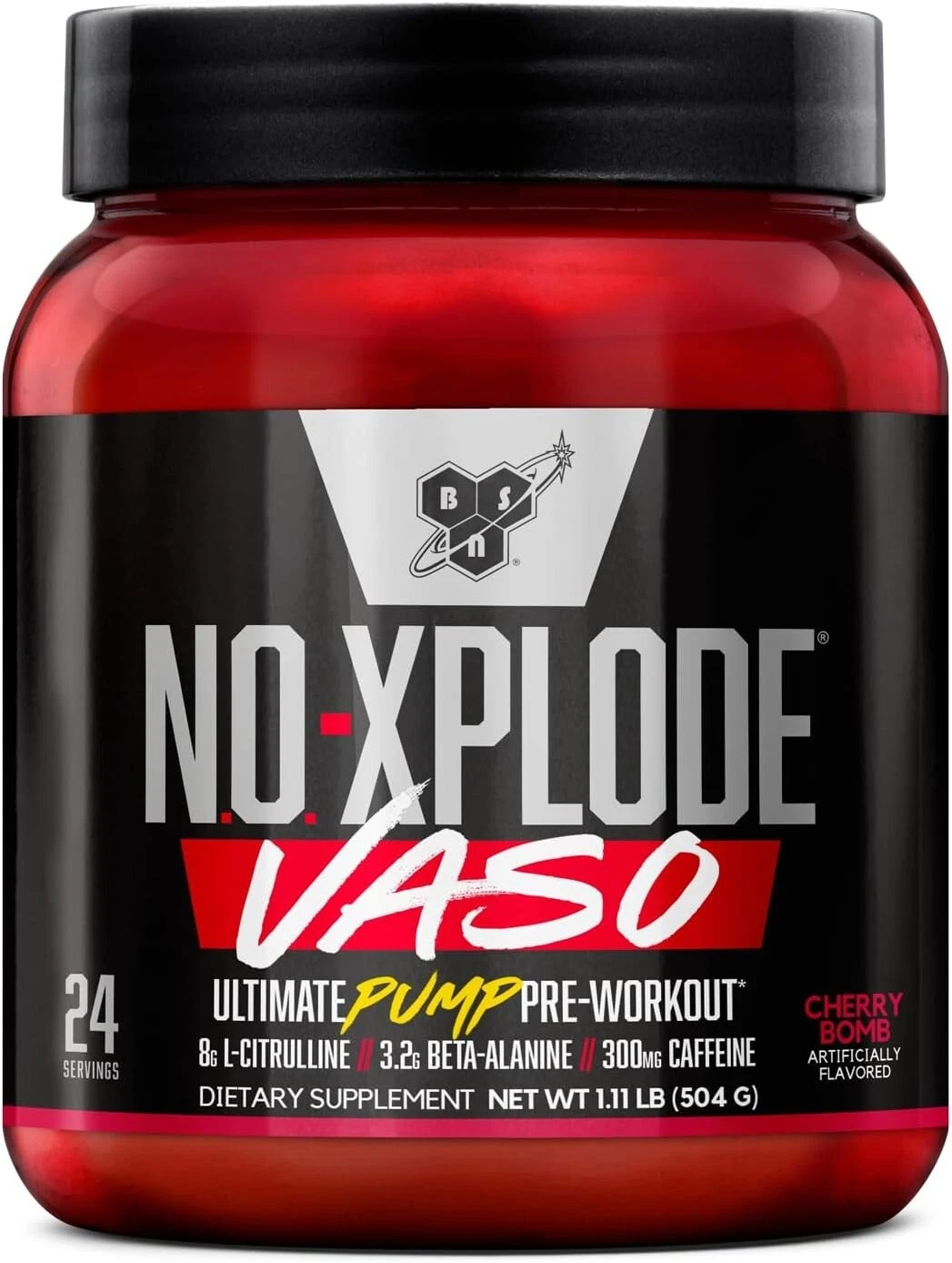 BSN NO Xplode VASO Pump Nitric Oxide Pre-Workout 5 Flavors 24 Servings New