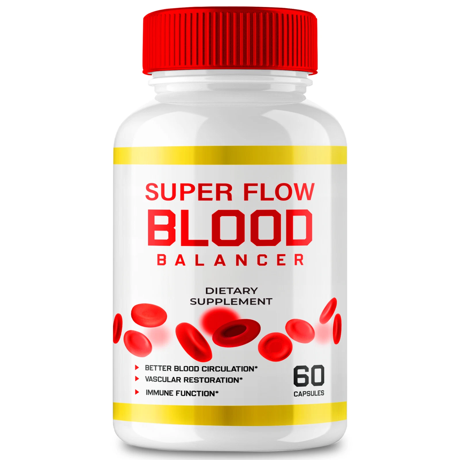 Super Flow Blood Balancer Pills to Support Blood Sugar & Blood Pressure 60ct