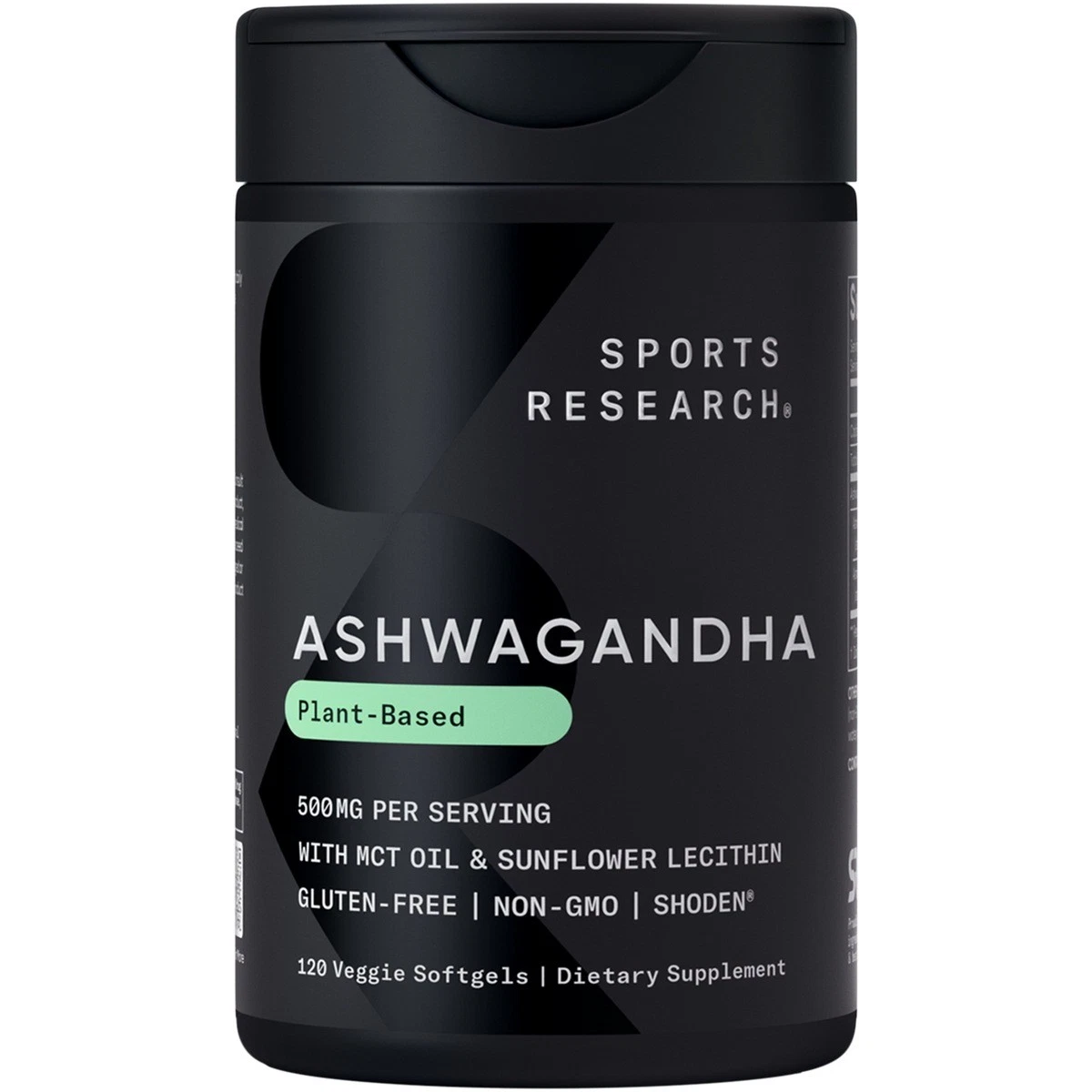 Ashwagandha 500mg - 120 Veggie Softgels - Natural Stress & Anxiety Support
