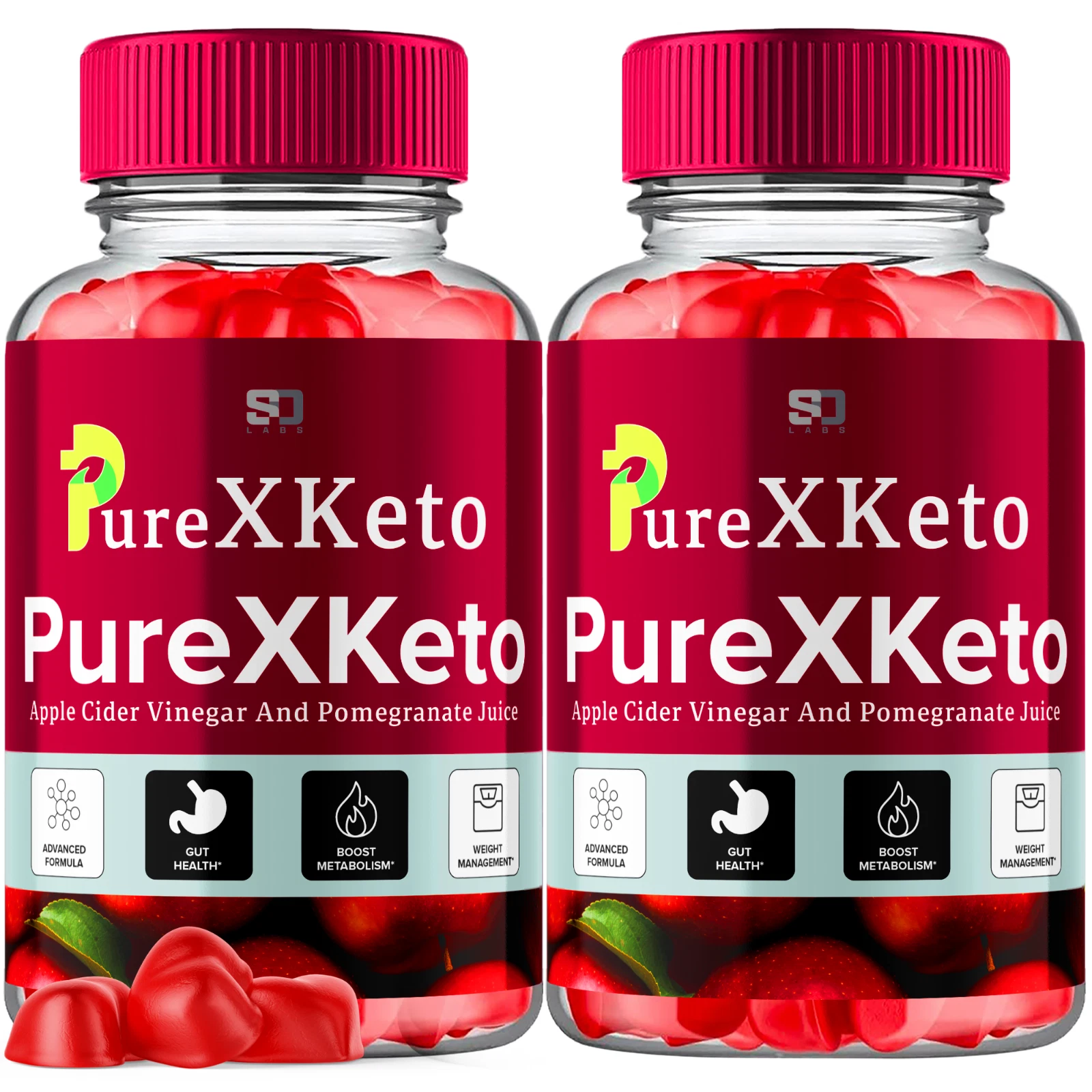 Pure X Keto Gummies Advanced Formula Weight Management & Metabolism (2 Pack)