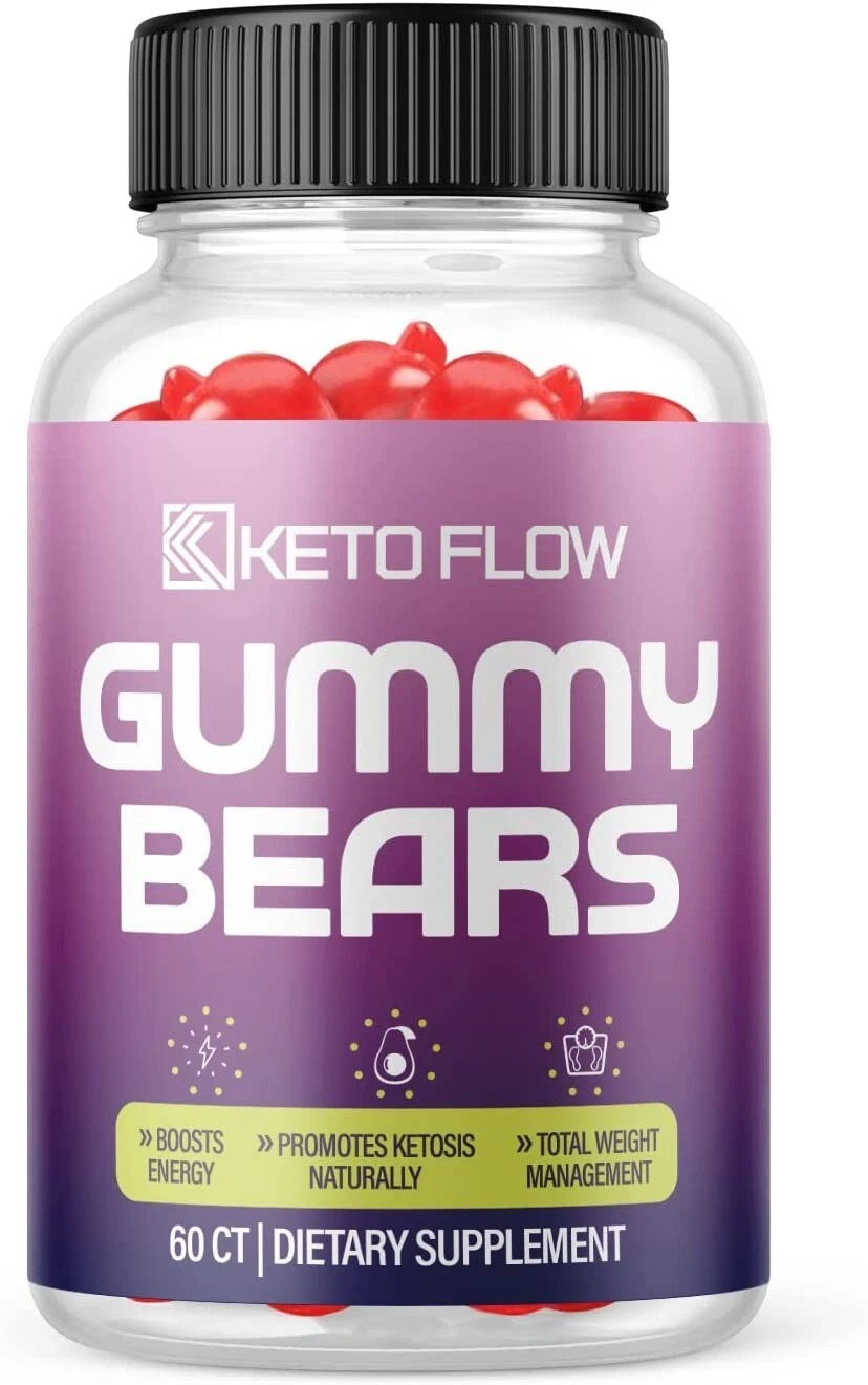 1 Pack - Keto Flow ACV Gummies, Weight Loss, Fat Burner, Appetite Suppressant-60