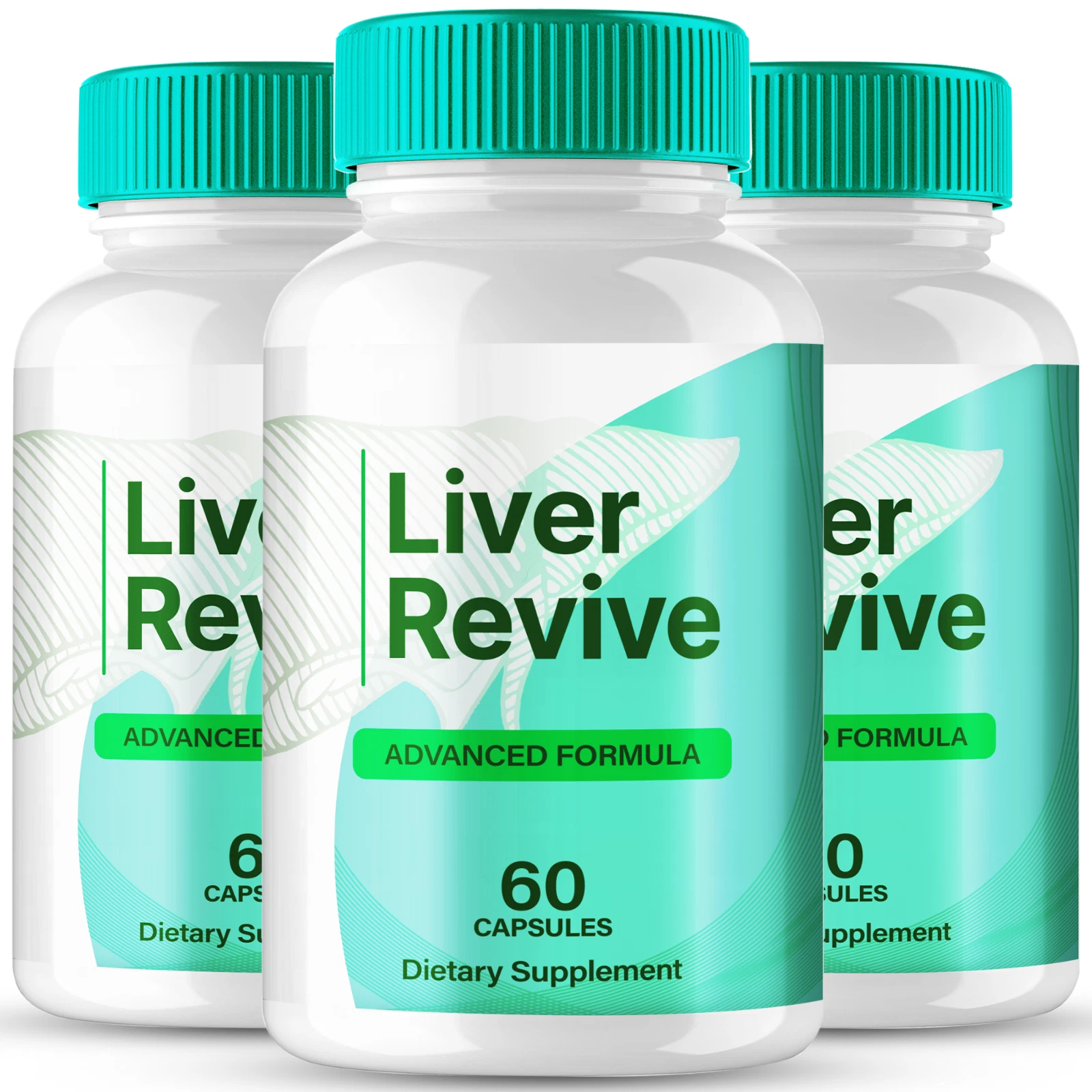 (3 Pack) Liver Revive Capsules, Advanced Liver Support and Restore Formula Pills
