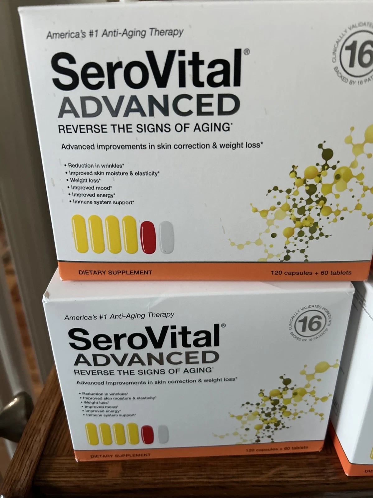SeroVital Advanced Dietary Supplement 120 Capsules + 60 Tablets EXP 2/26 SEALED