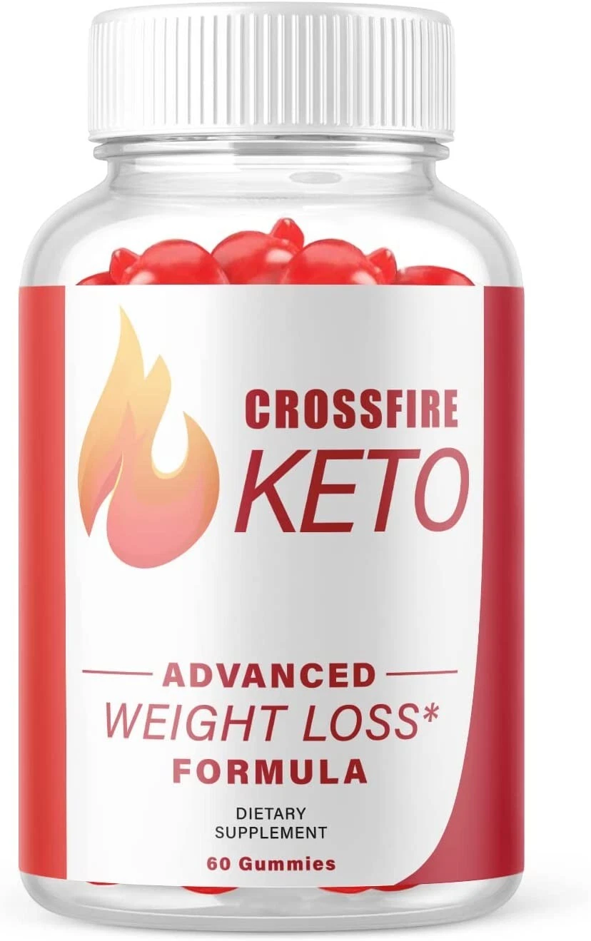 1 Pack- Crossfire Keto ACV Gummies, Vegan, Weight Loss Supplement - 60 Gummies
