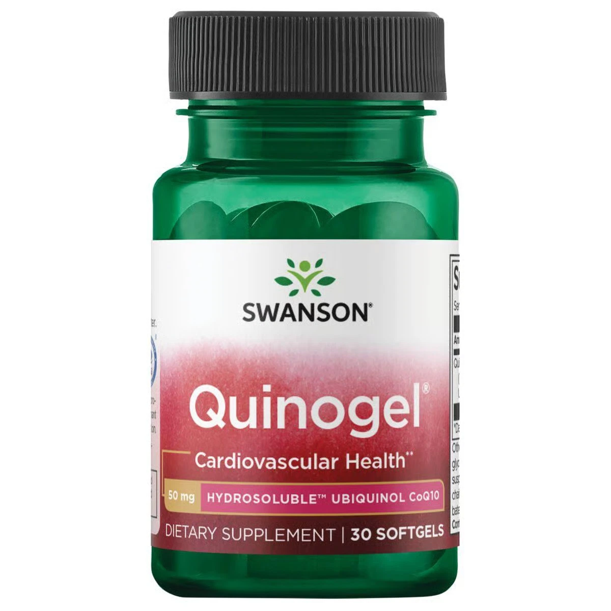 Swanson quinogel (hydrosoluble ubiquinol coq10) 50 mg 30 Softgels