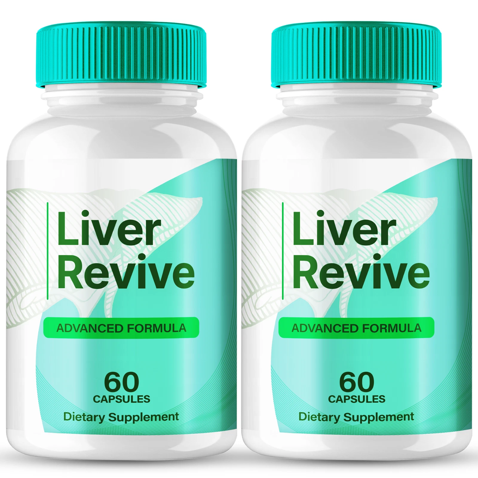(2 Pack) Liver Revive Capsules, Advanced Liver Support and Restore Formula Pills