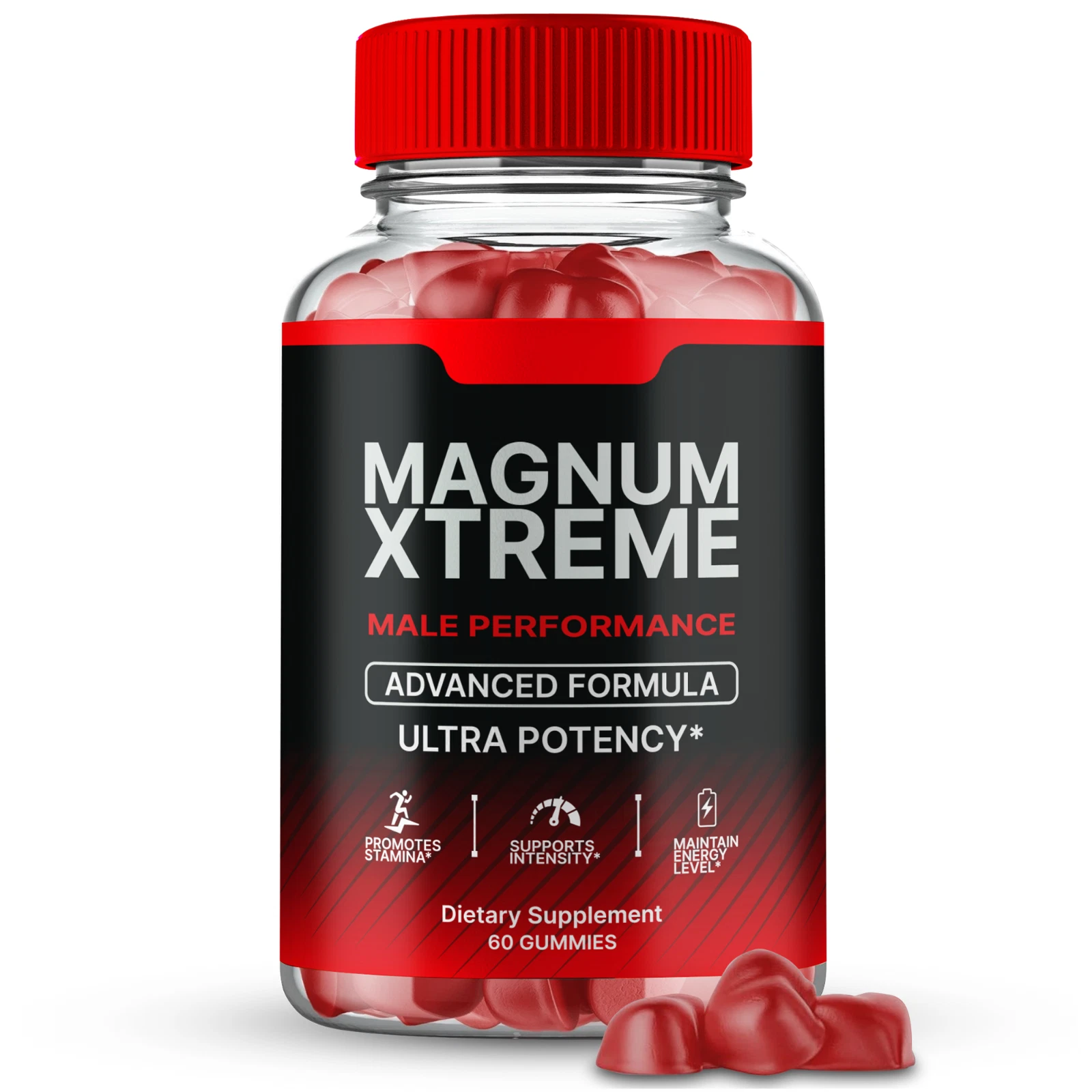 Magnum Xtreme Men ed Gummies, MagnumXtreme Male Energy Support Gummies 60ct