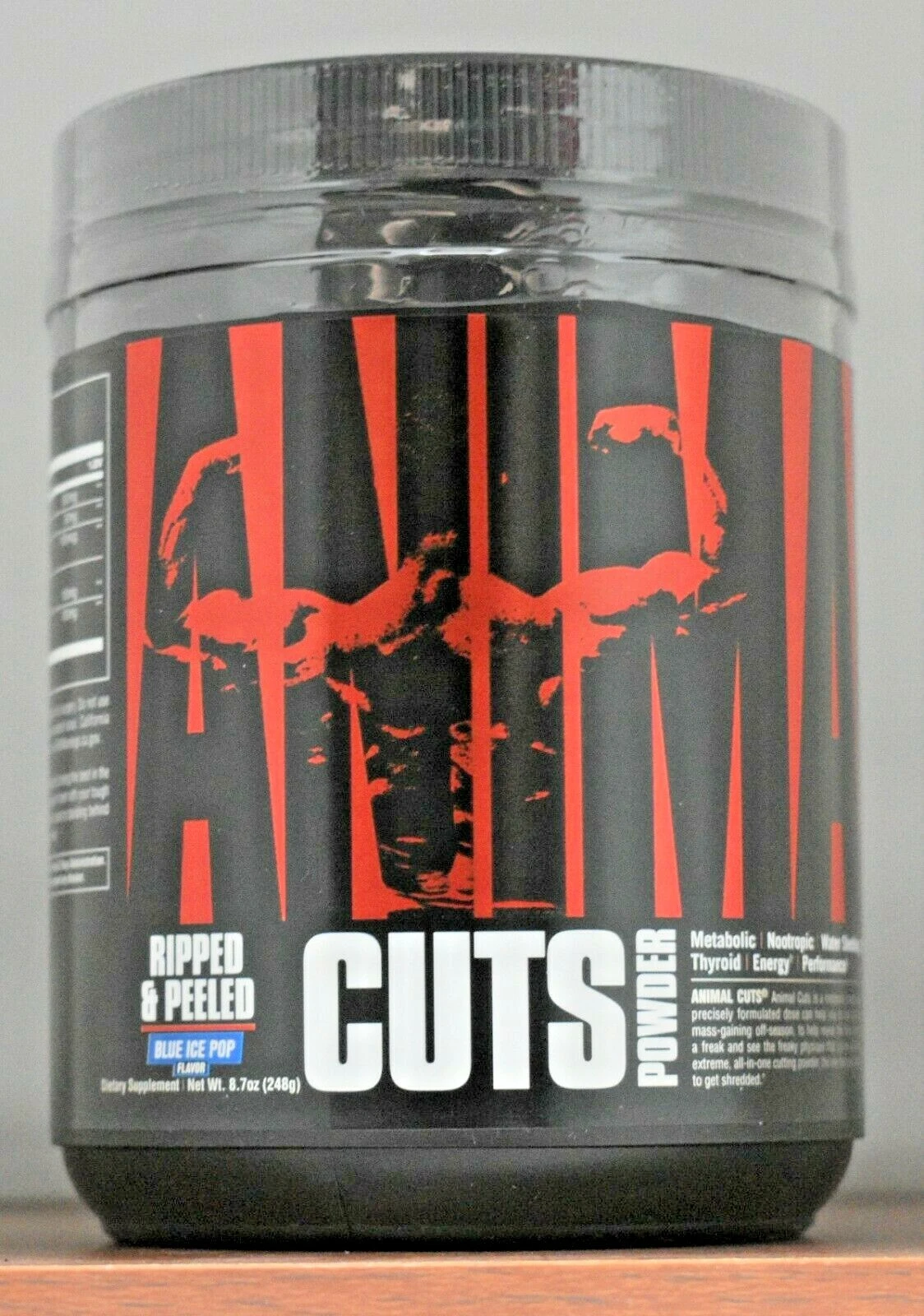 Animal Cuts Powder Blue Ice Pop Universal Nutrition 42 Servings Ripped & Peeled