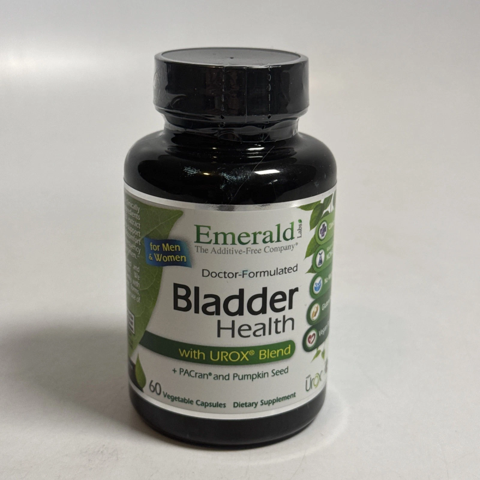 Emerald Laboratories Bladder Health with Urox Blend 60 Veg Capsules Sealed 10/27