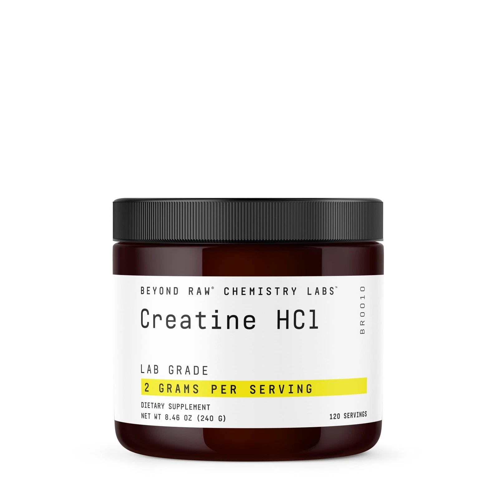 Beyond Raw Creatine HCl Ultra Concentrated Nutritional Supplement 120 Servings