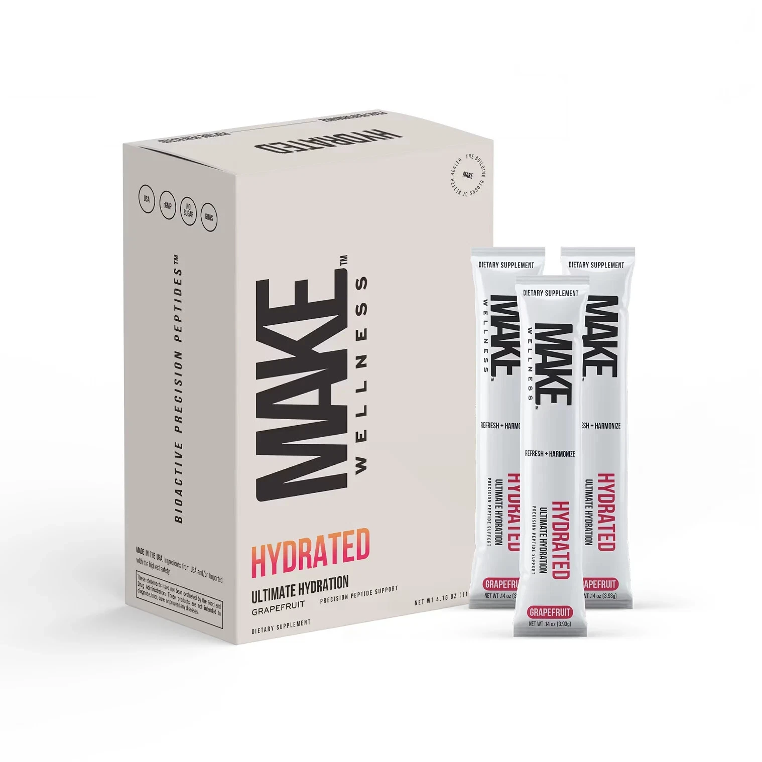 MAKE Wellness HYDRATED Better Health exp 08/2026