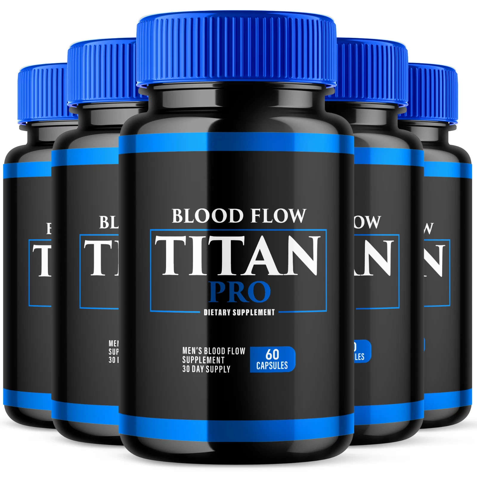 Blood Flow Titan Pro for Men Advanced Blood Support Vitamin Supplement 300ct