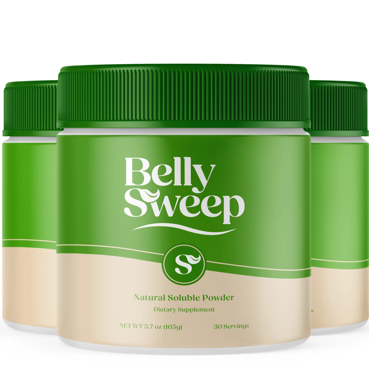 Belly Sweep Powder Supplement Advanced Gut Health & Fitness Support (3 Pack)