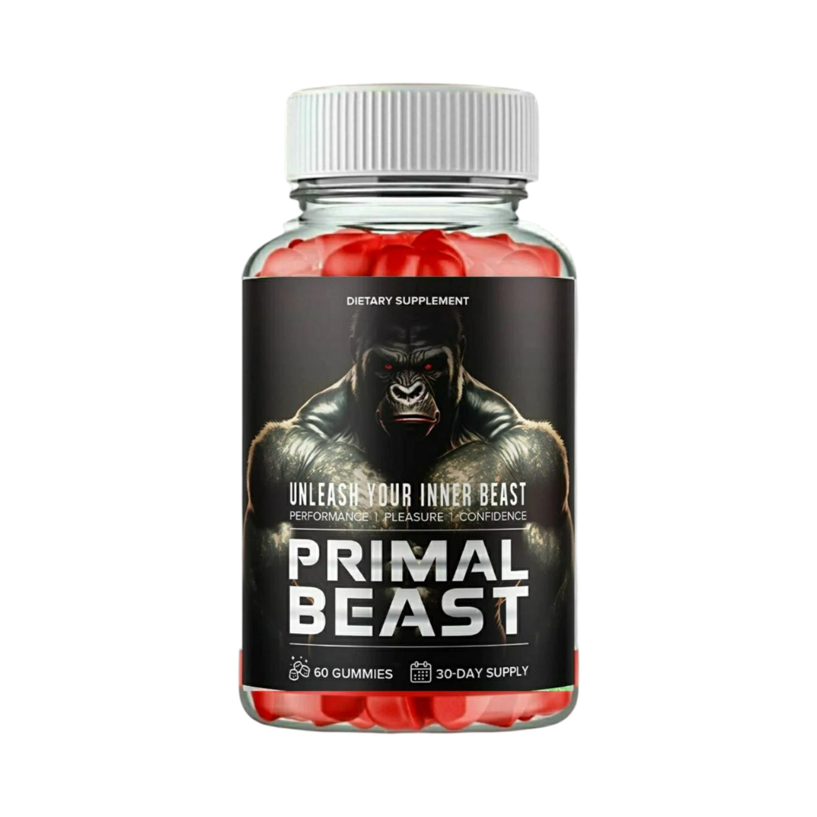 Primal Beast Gummies, Primal Gummies For Men - 60 Gummies
