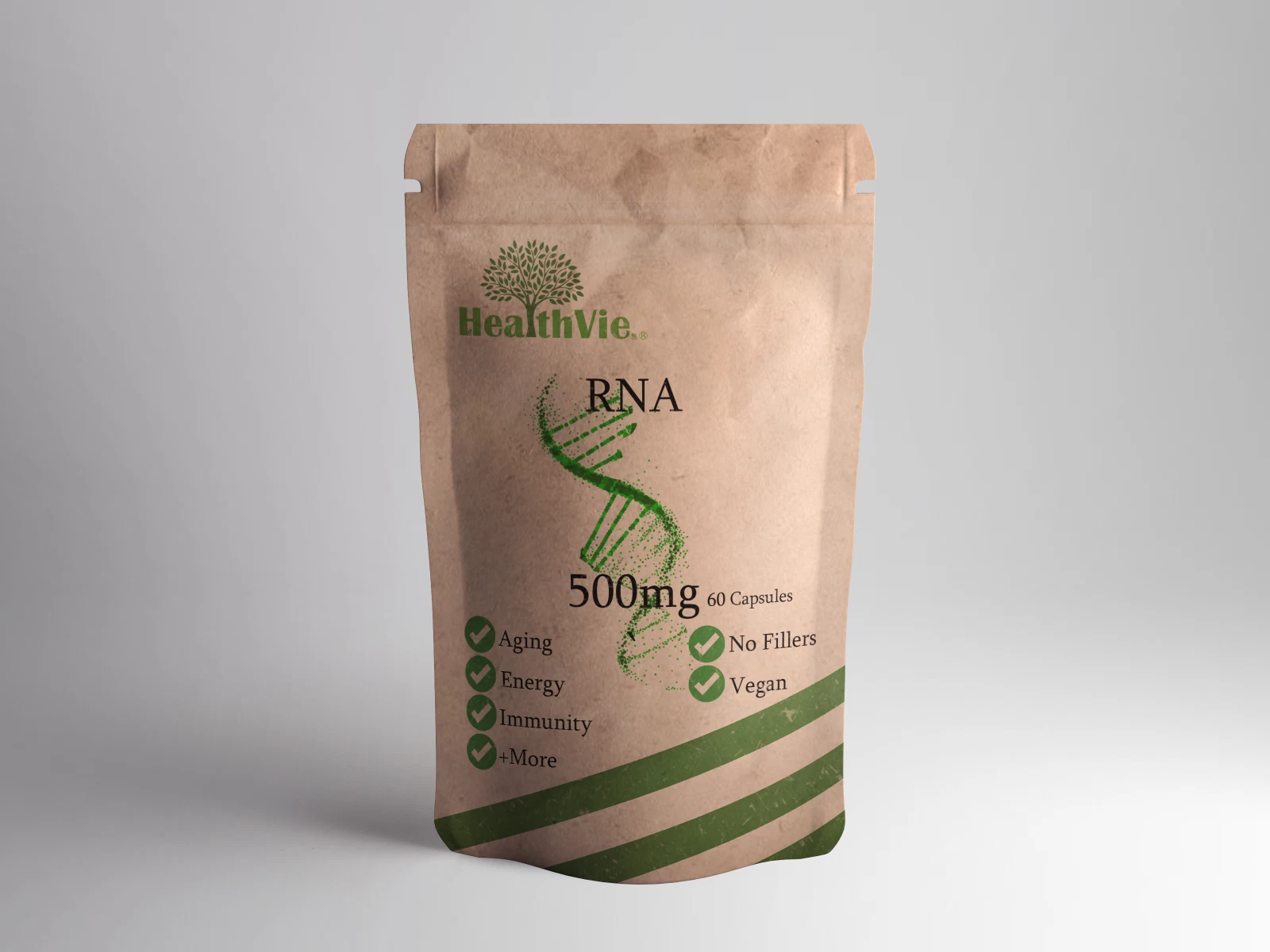 RNA – Ribonucleic Acid 500mg 60 Capsules Pure (RNA) Supplement GMO FREE