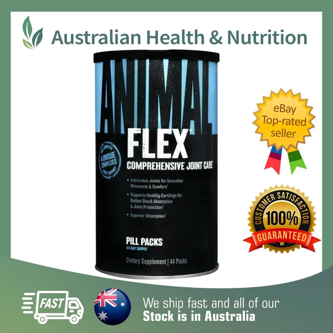 UNIVERSAL NUTRITION ANIMAL FLEX 44 PACKS + FREE SAME DAY SHIPPING