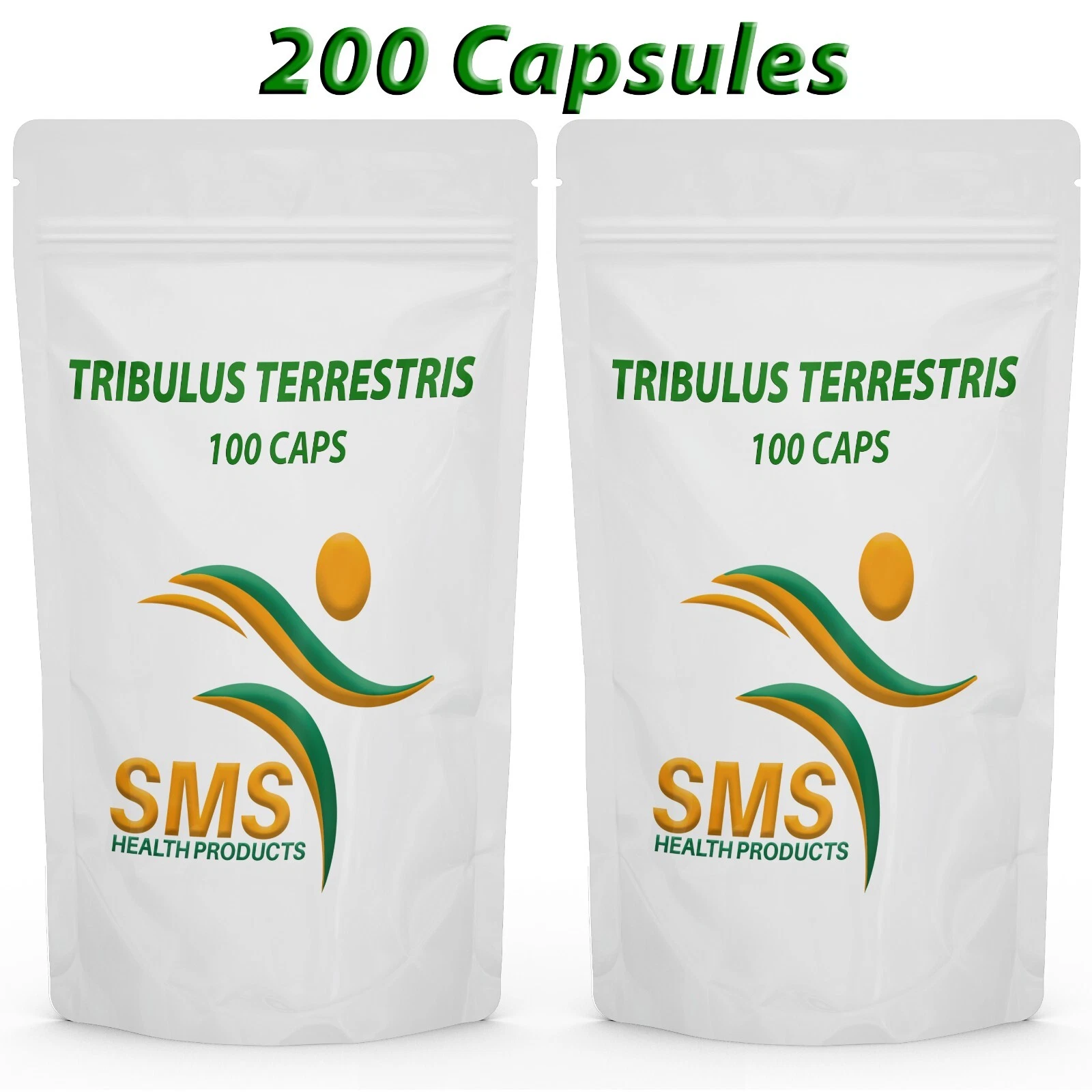 TRIBULUS TERRESTRIS EXTRACT 96% SAPONINS SPORT SUPPLEMENT PURE 200 Caps