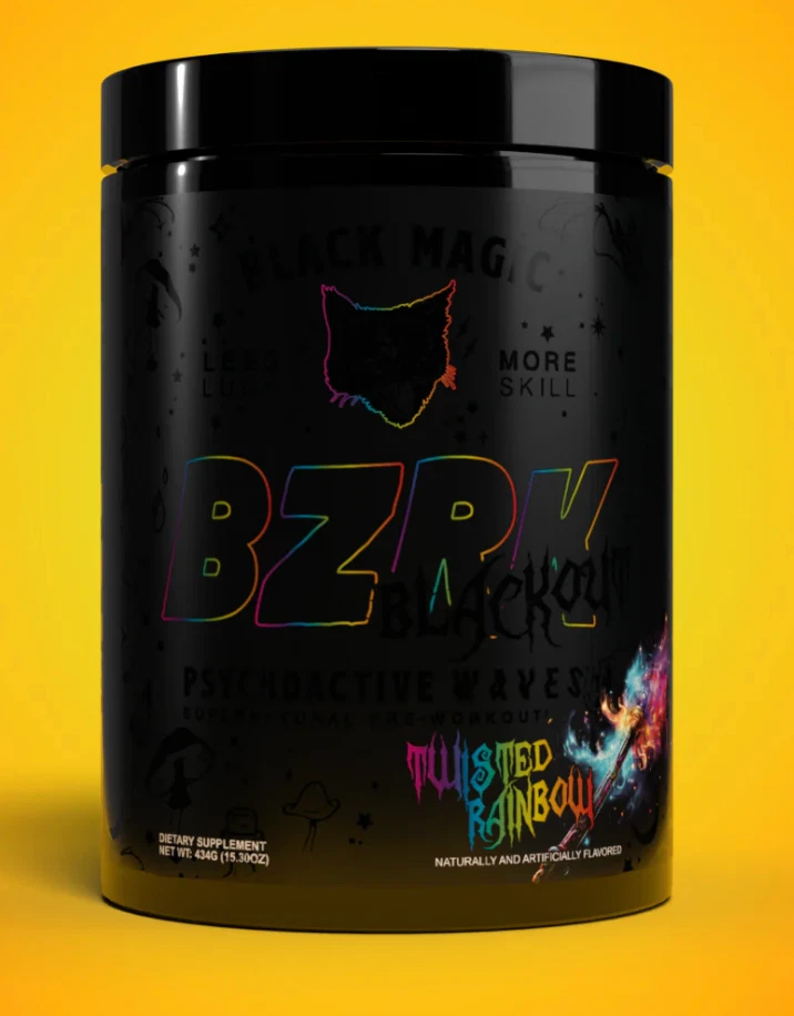 Black Magic Supply BZRK Blackout Pre-Workout 25 Servings - Pick Flavor