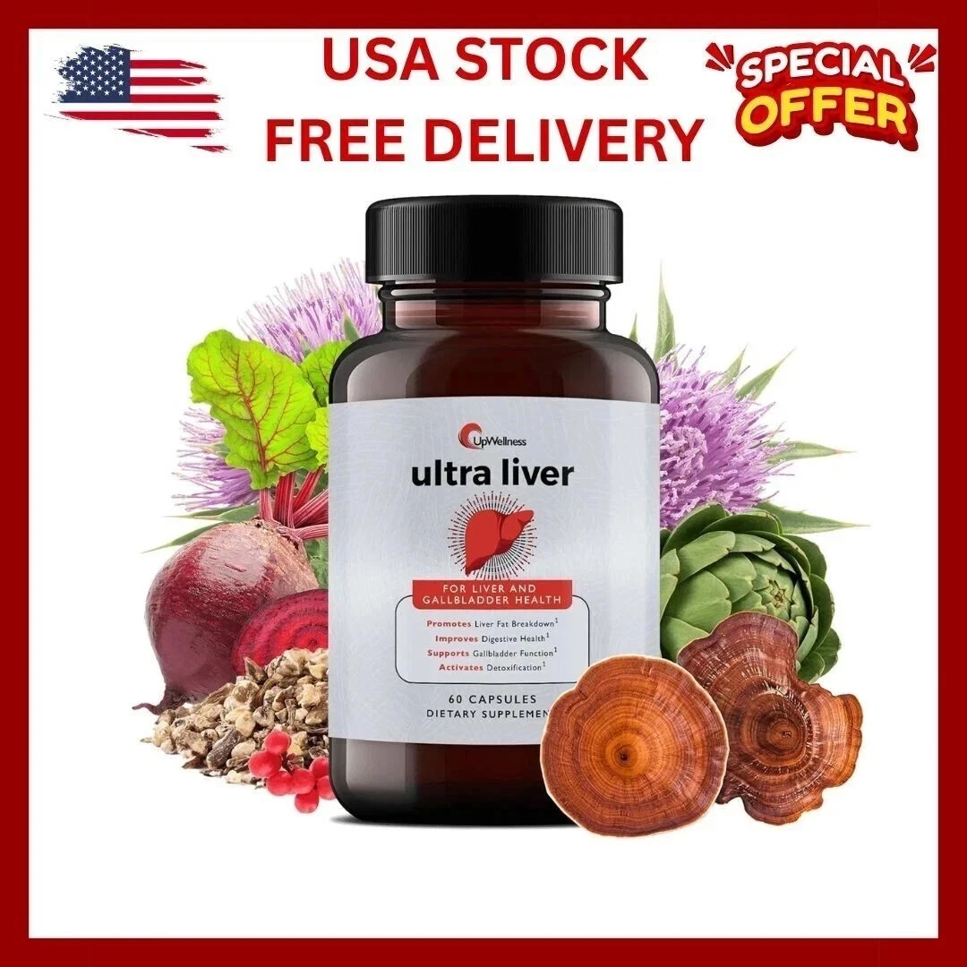 UpWellness Ultra Liver Supplement for Liver Health and Gallbladder Support