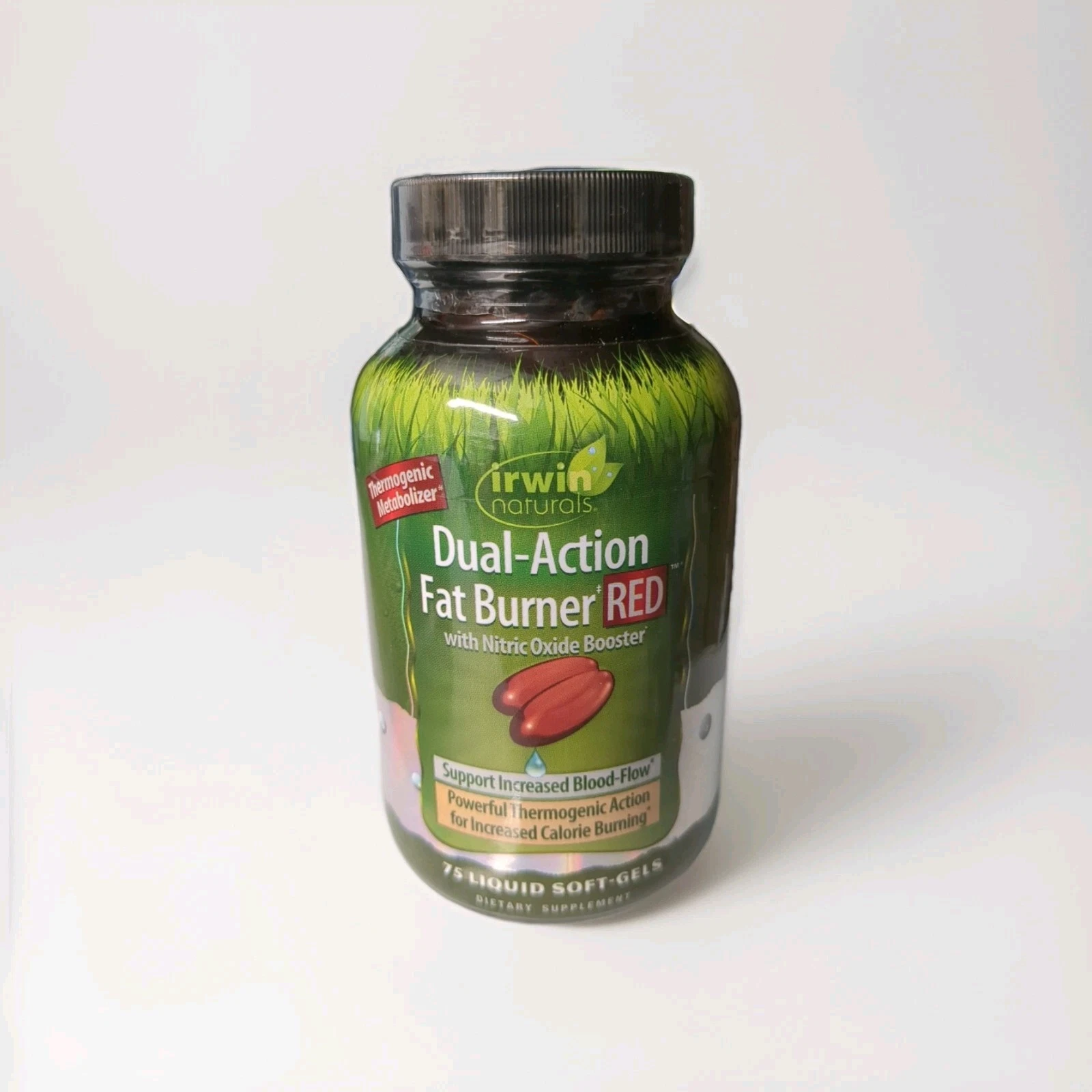 Irwin Naturals Dual-Action Fat Burner Red 75 Softgels Exp:09/30/2025