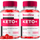 (2 Pack) Boostline Keto, Boost Line Keto ACV Weight Loss Gummies (120 Gummies)