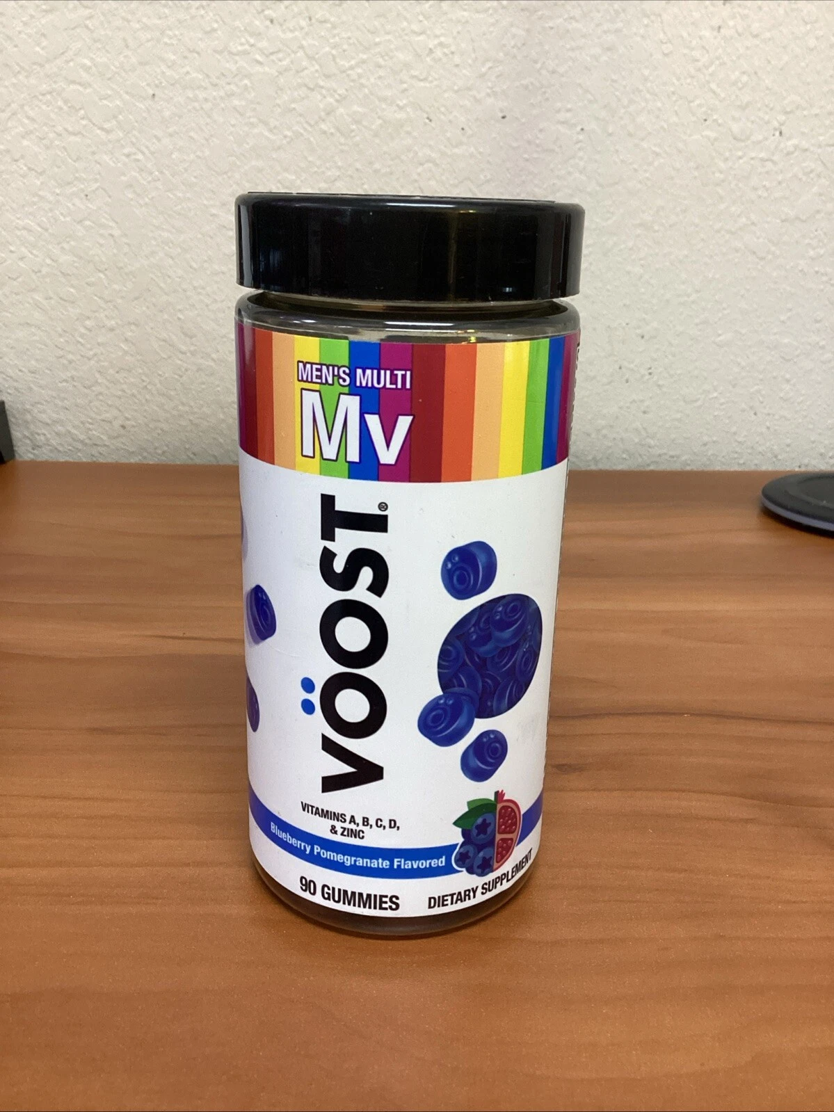 Voost Men's Multivitamin Blueberry Pomegranate Flavored Gummies - 90 Ct. Exp7/24