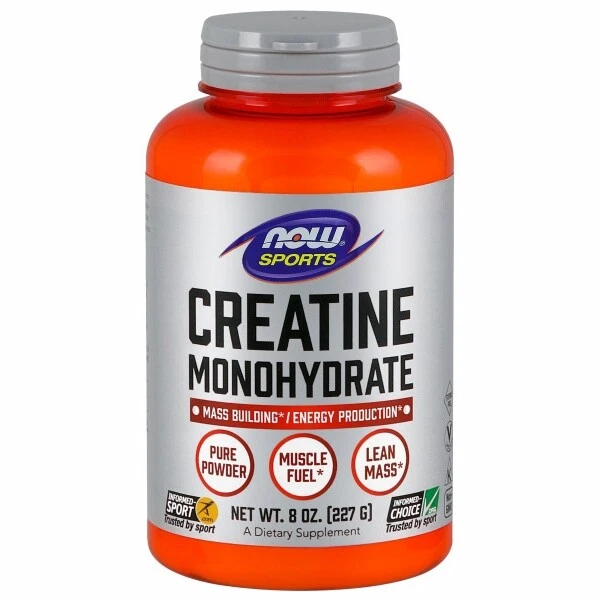 Creatine Monohydrate Powder 8 OZ (227 gm) By Now Foods