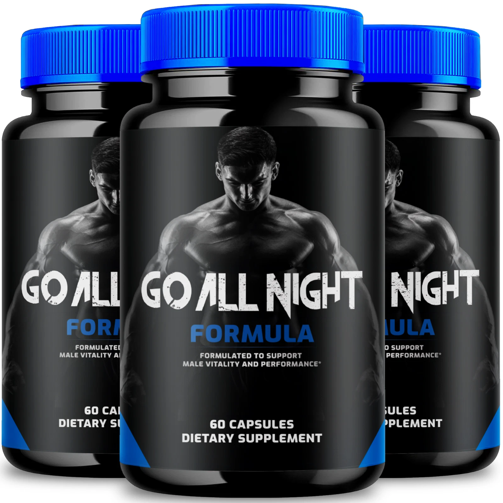 Go All Night Multivitamin for Men - Official Formula (3 Pack)