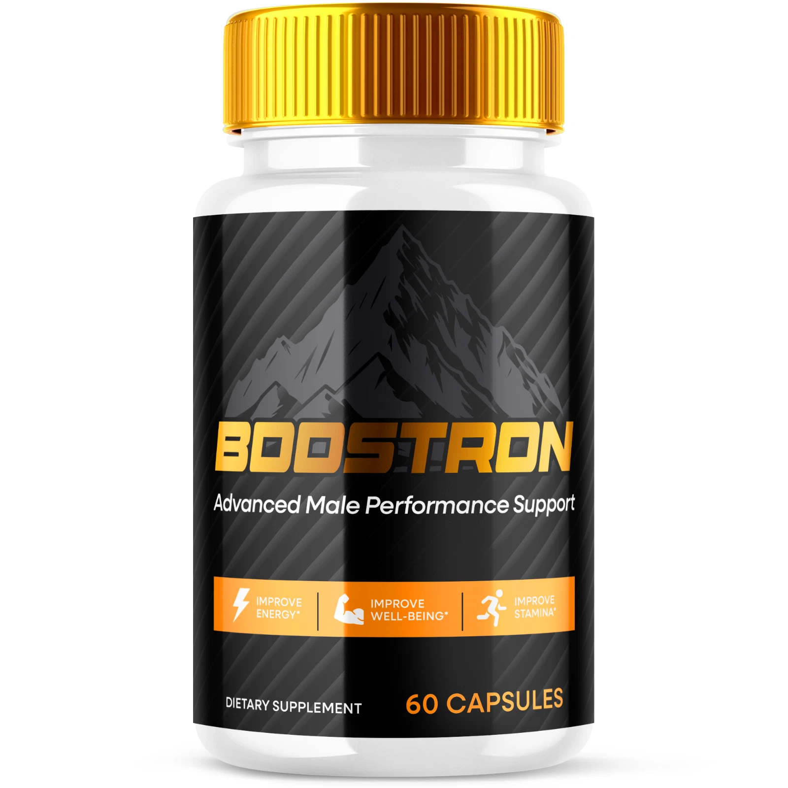 Boostron Pills for Men Maximum Strength Boostron Formula Supplement 60 Capsules