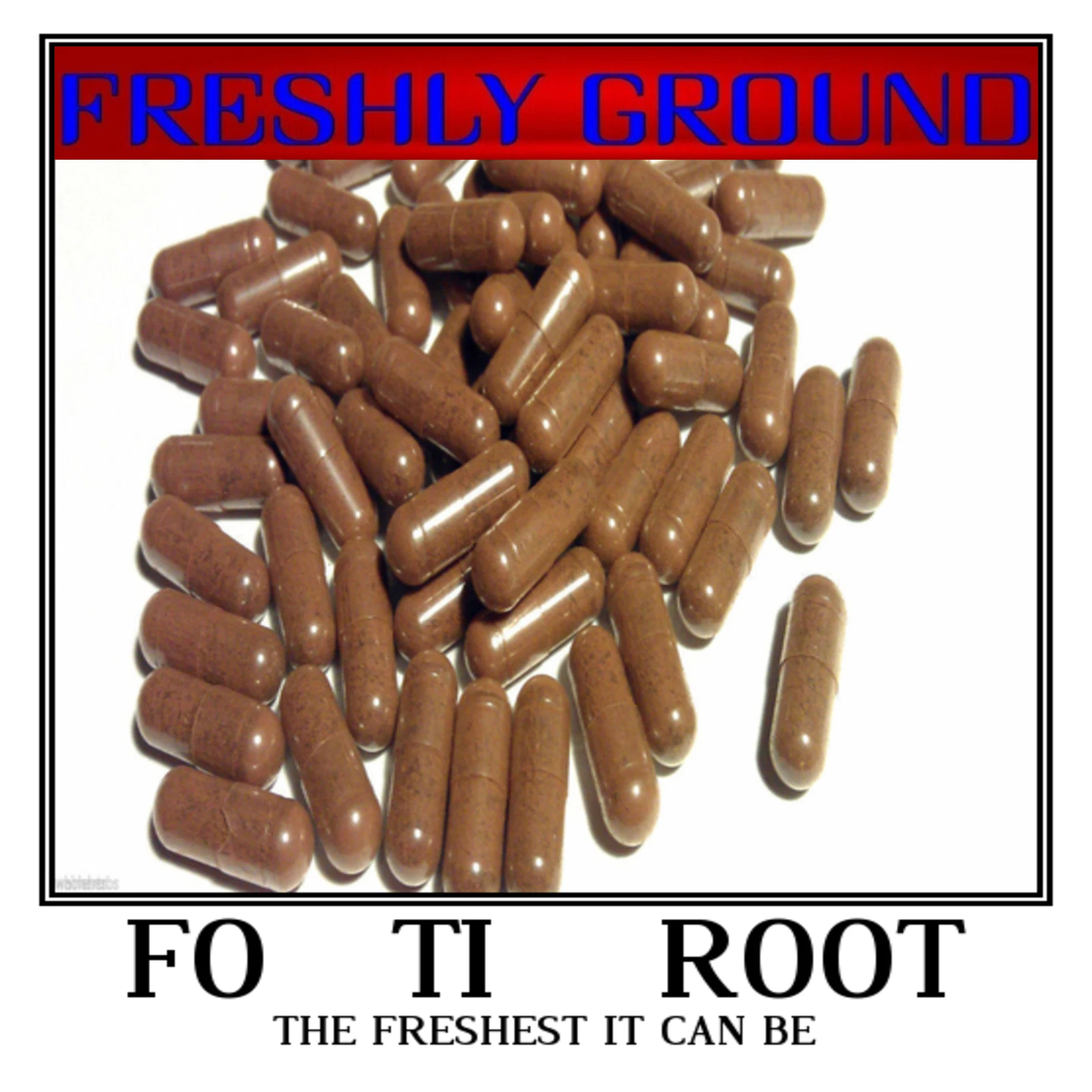 FO TI ROOT HE SHOU WU Fresh Immune Support Stamina Longevity 100 Vege Capsule
