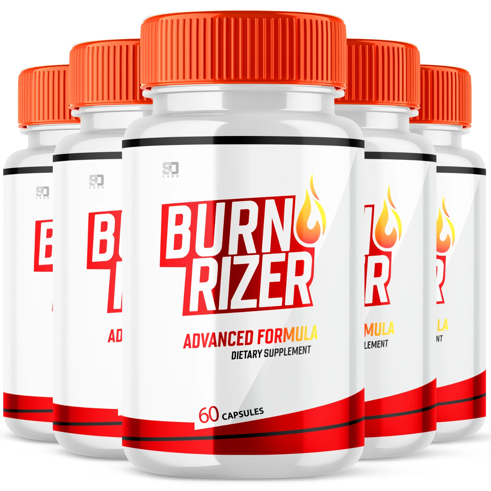 Burn Rizer Capsules Advanced Formula Boost Energy & Metabolism 5 Pack)