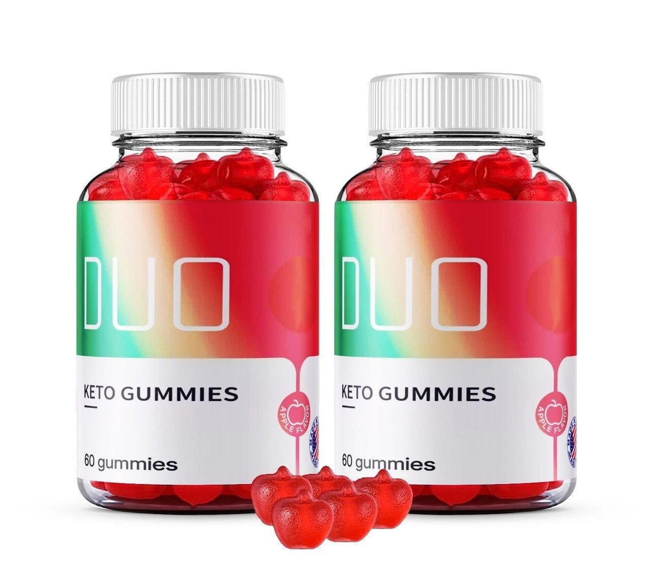 (2 Pack) Duo Keto ACV Advanced Gummies For Weight Loss, DuoKeto (120 Gummies)
