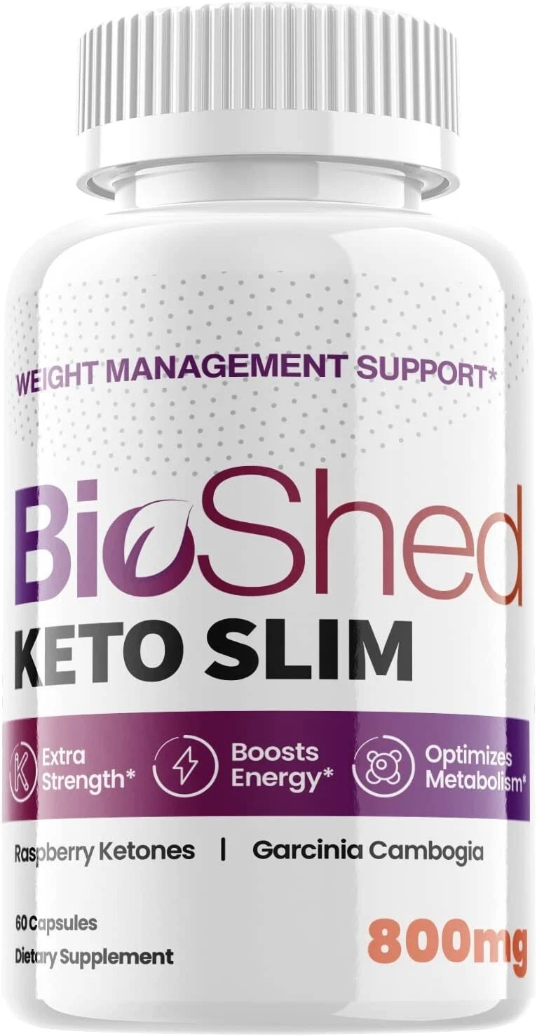 (1 Pack) BioShed Keto Pills - Support Weight Loss, Helps Fat Burn - 60 Capsules