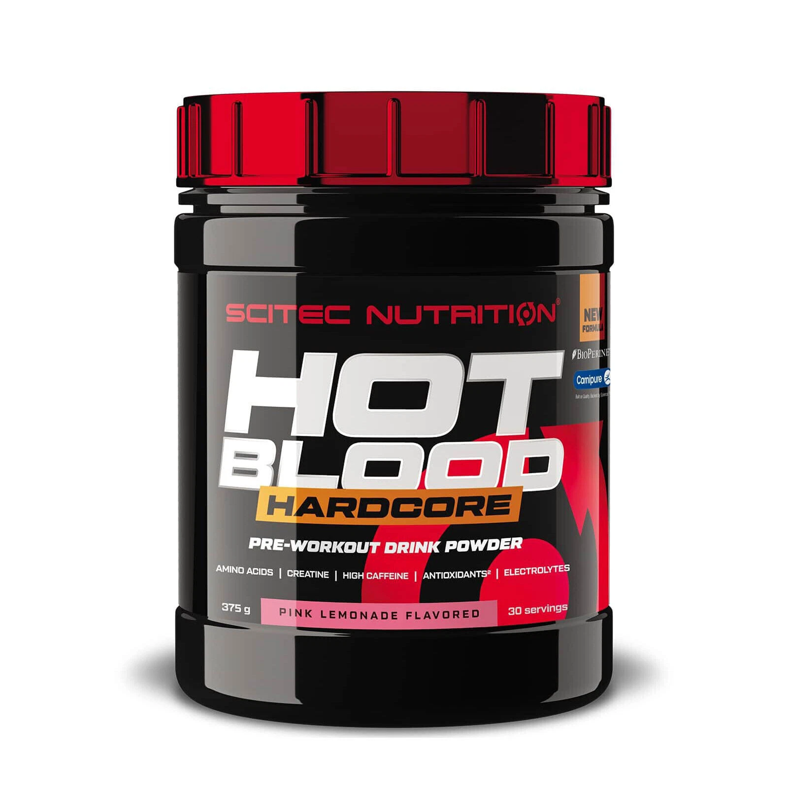 HOT BLOOD HARDCORE 375 g- Pre-workout - Increase in energy boost, concentration