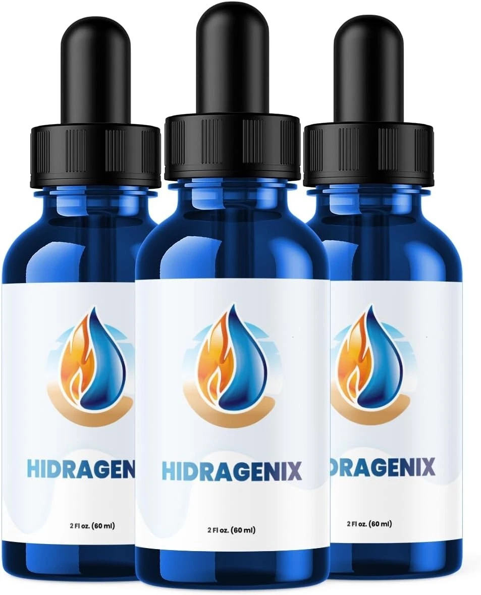 (3 Pack) Hidragenix Drops - Full Body Management, Formula Liquid Drops - 60ml