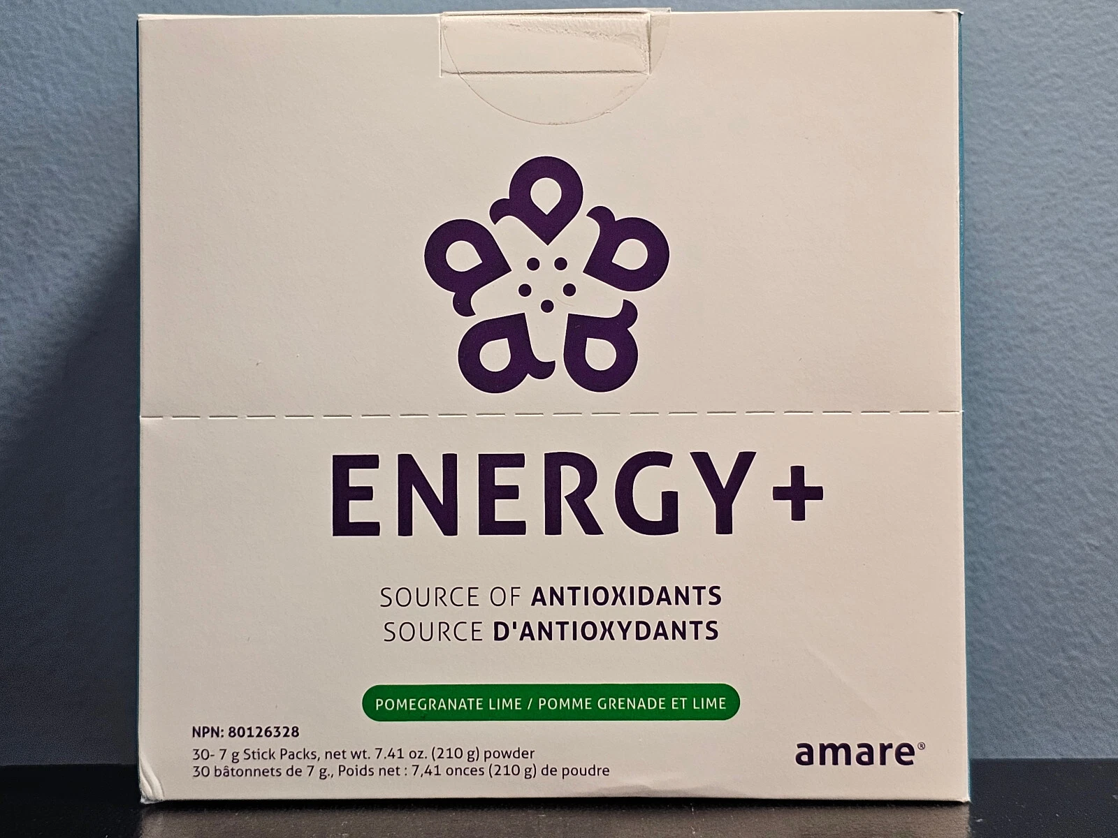 Amare Global Energy+ Pomegranate Lime 30 Sticks - New in Box! Exp 1/2027
